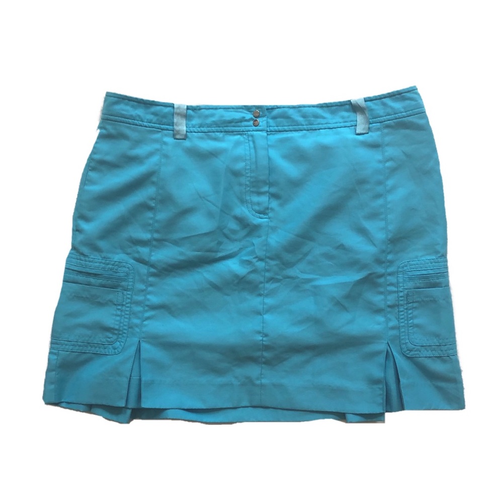 IZOD performance tech wear aqua blue sport skirt